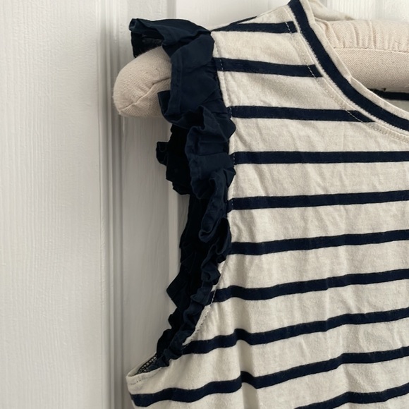j.crew sleeveless tank with ruffle - Picture 2 of 3
